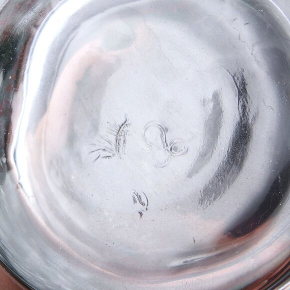 Vintage Libbey Christmas Glass Cups Highball Tumblers Tree Snowfall Pucker Base - Picture 6 of 11